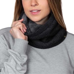 NWOT LOLE Women's Dk Gray Knit Neck warmer